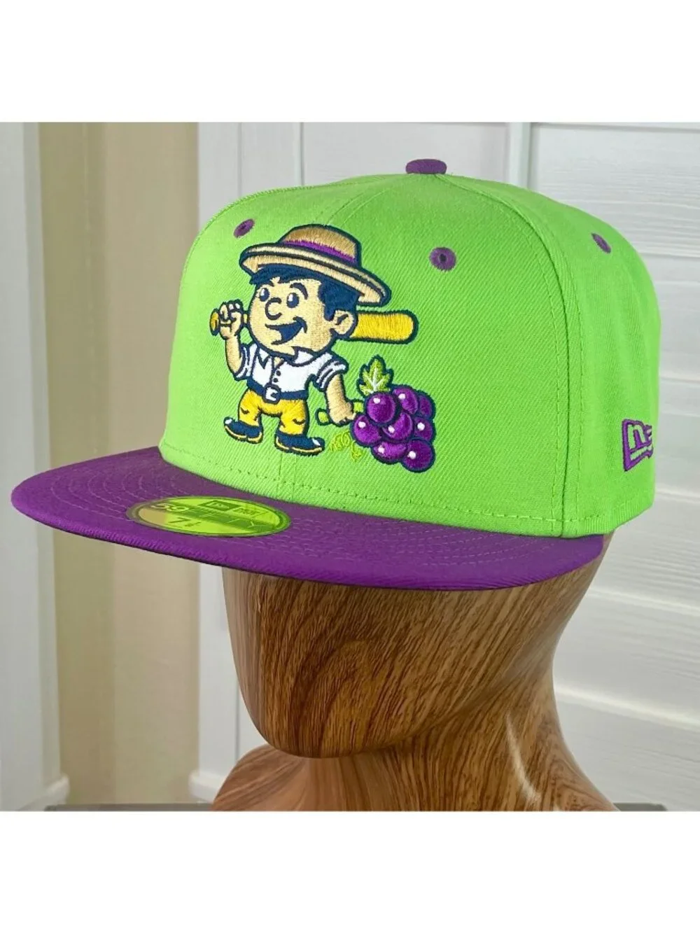 New Era 59Fifty MiLB Viñeros de Tri City Baseball Fitted Hat Size 7 1/8 - NWT